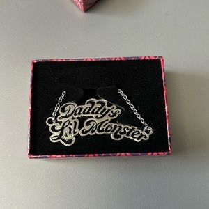 Suicide squad, Daddy’s Little Monster necklace